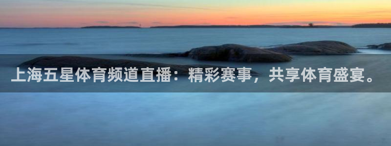 上海五星体育频道直播：精彩赛事，共享体育盛宴。