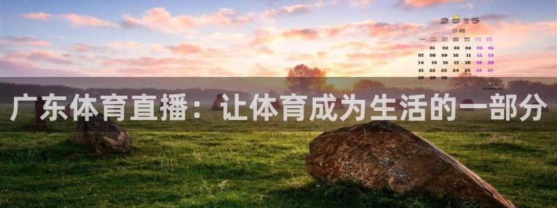 广东体育直播：让体育成为生活的一部分
